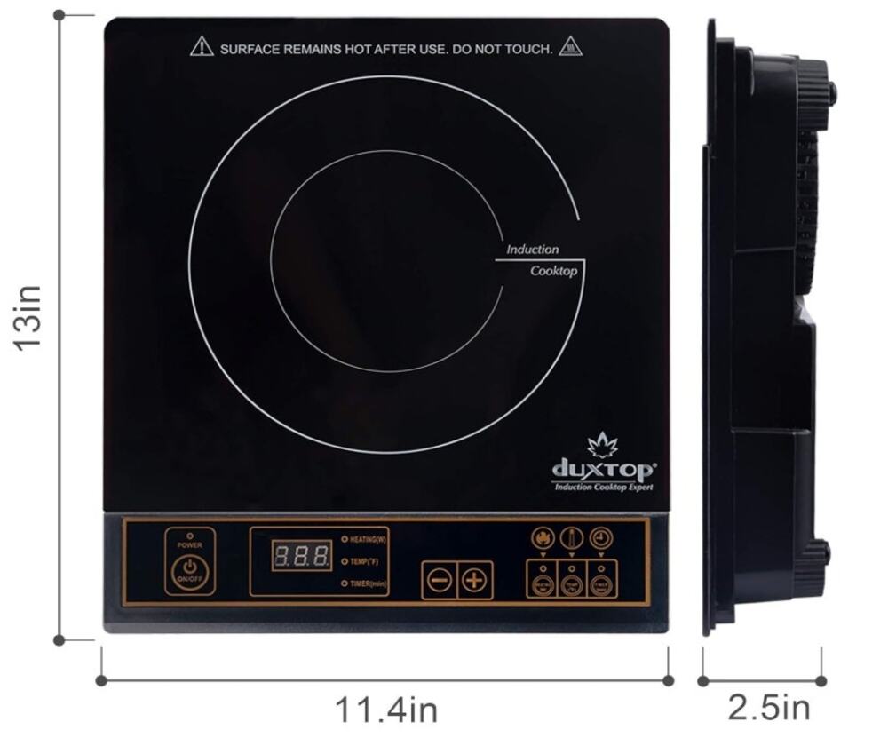 Duxtop 1800W Induction Cooktop 8100MC Portable Burner New Open Box